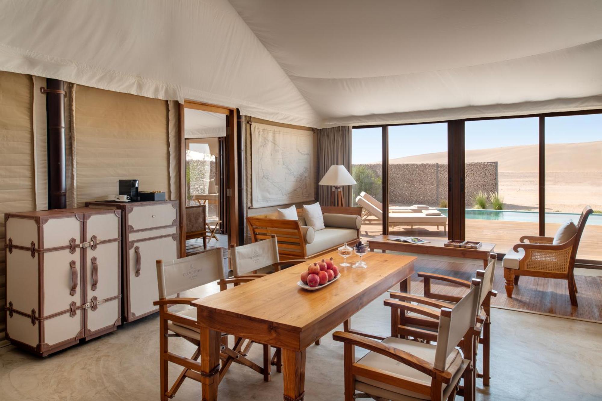 The Outpost Al Barari Camp Hotel Mesaieed Exterior foto