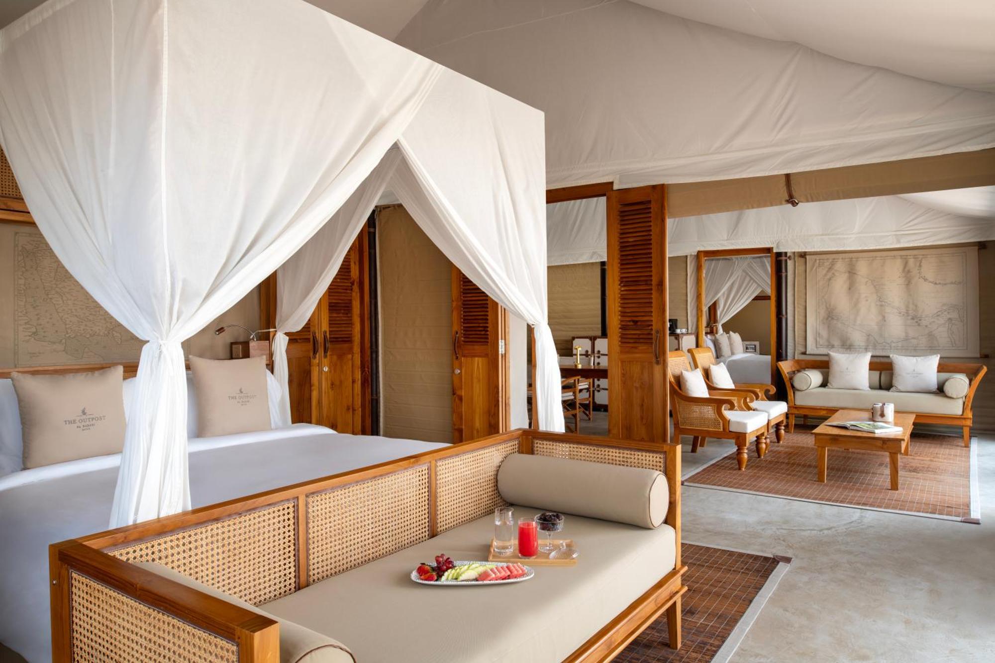 The Outpost Al Barari Camp Hotel Mesaieed Exterior foto