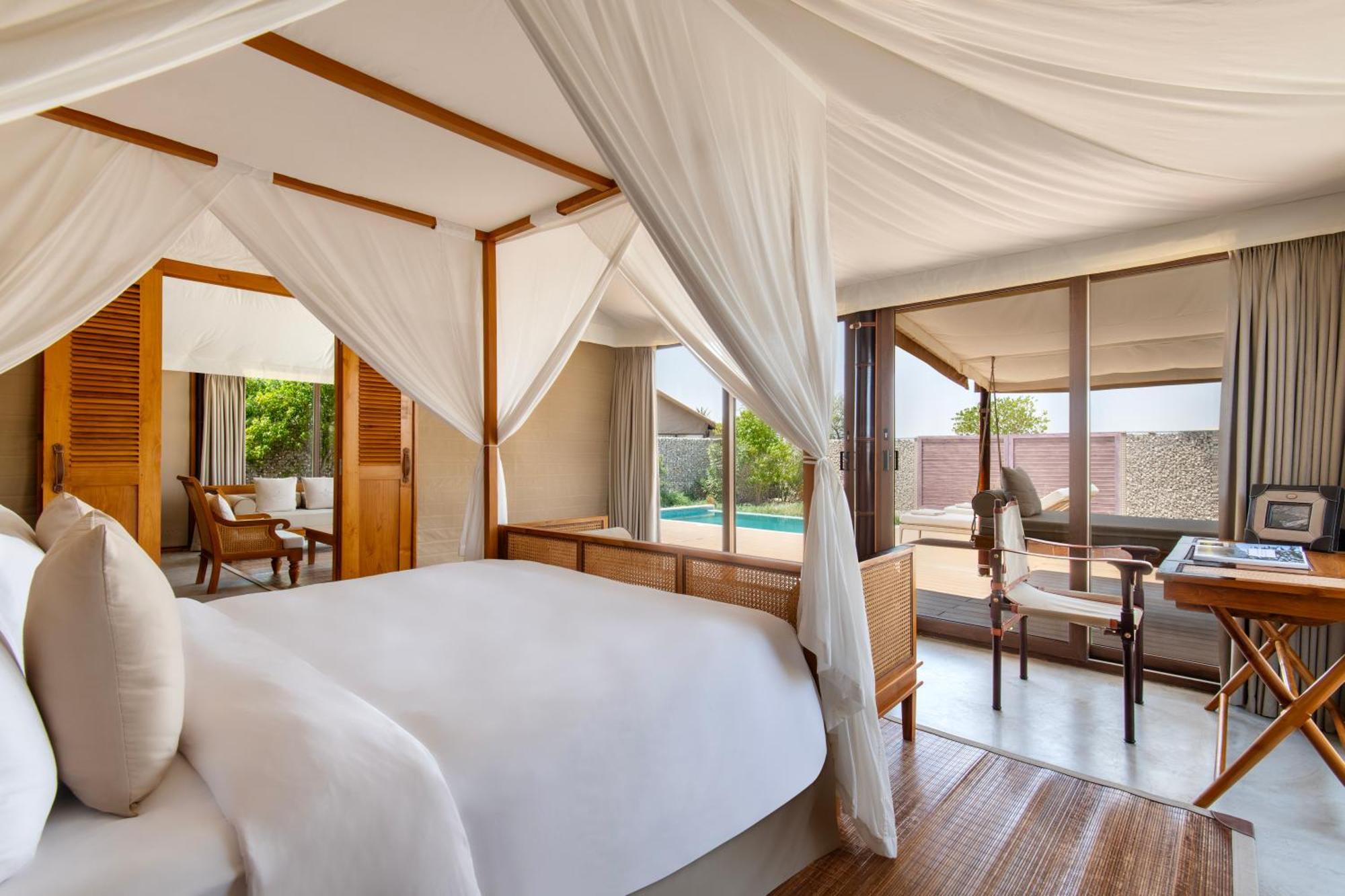 The Outpost Al Barari Camp Hotel Mesaieed Exterior foto