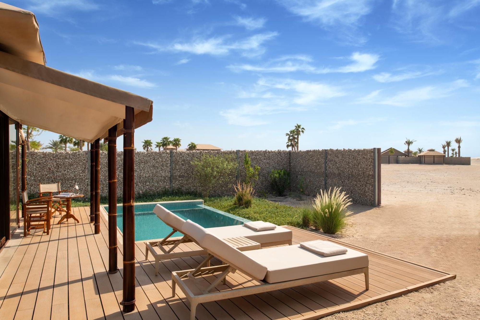 The Outpost Al Barari Camp Hotel Mesaieed Exterior foto