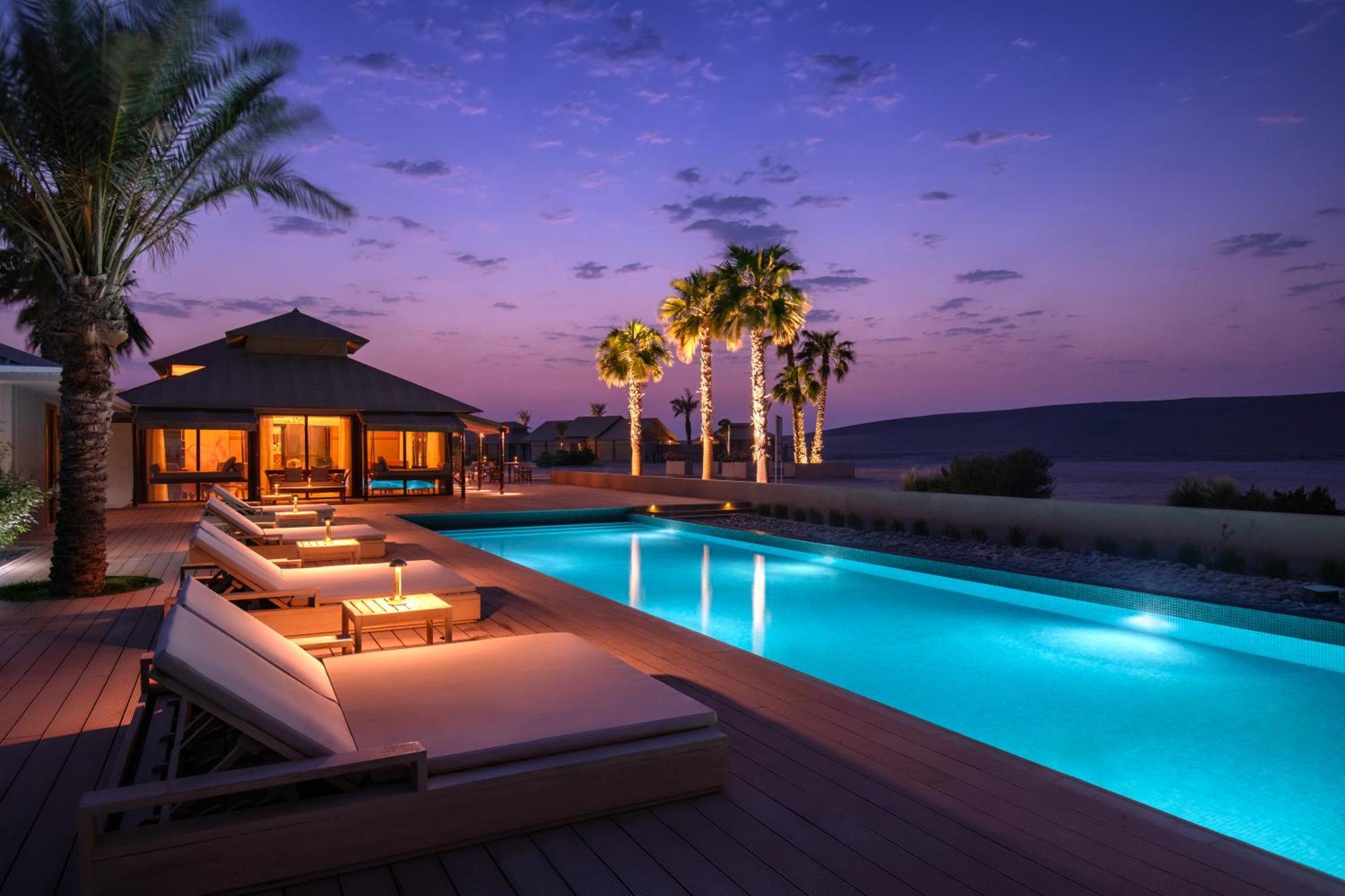 The Outpost Al Barari Camp Hotel Mesaieed Exterior foto