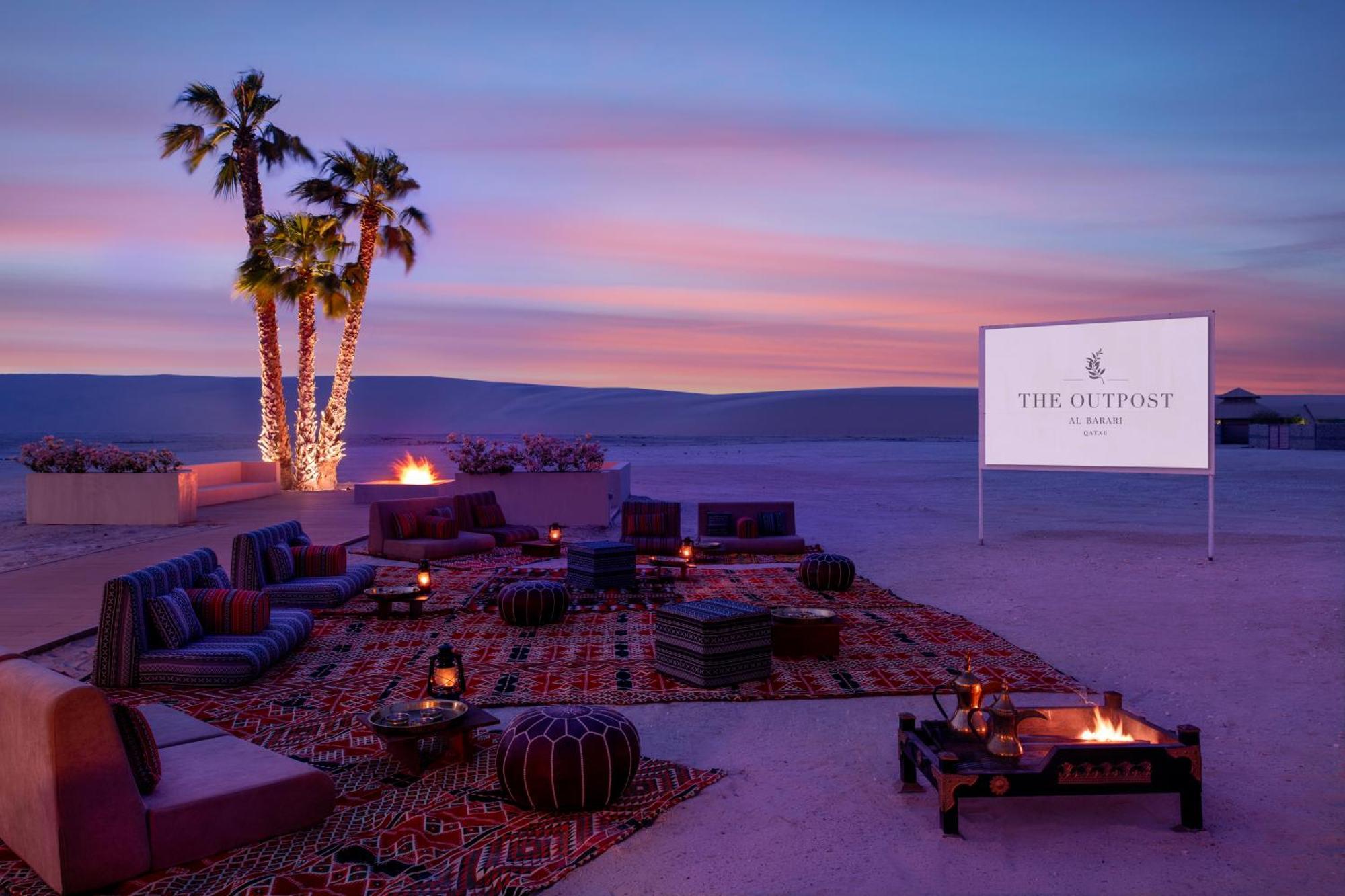 The Outpost Al Barari Camp Hotel Mesaieed Exterior foto
