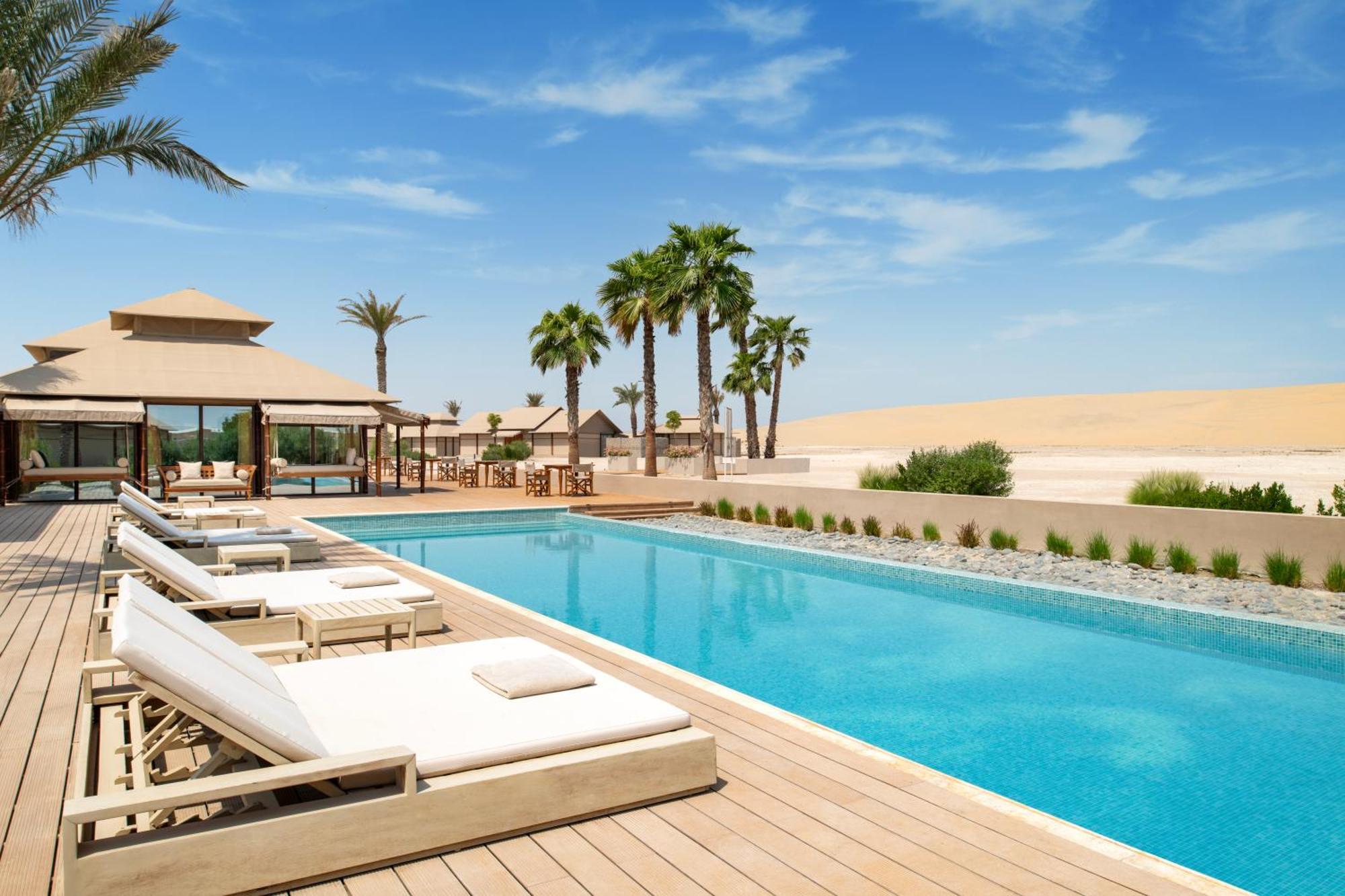 The Outpost Al Barari Camp Hotel Mesaieed Exterior foto